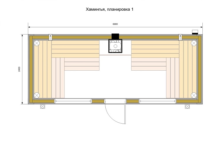 Баня, серия Хамингья
